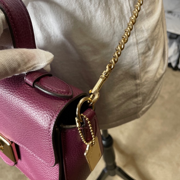 COACH Leather Cassidy Top Handle - Picture 7 of 16